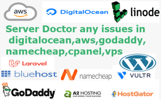 be your server doctor fix any issues in digitalocean,aws,vps