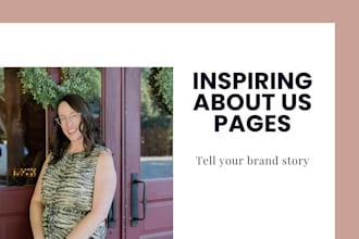 write your about us page or brand story