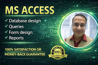 do complete ms access database design for your business