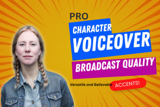 voice act a believable character voice over for your game or animation