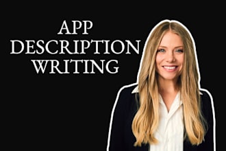 write an awesome app description