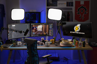 model and animate your gaming room in 3d