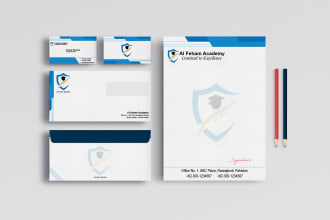 create professional stationary and modern business cards