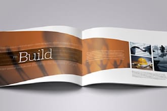 design an elegant brochure, flyer, letterhead or banner