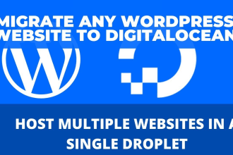 migrate wordpress website to digital ocean server with full backup