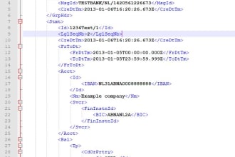 import camt 53 XML bank statement into oracle