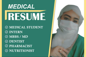 write professional medical, nursing, and healthcare resume