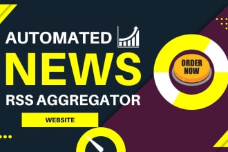 create automated news website RSS aggregator blog with google news approval