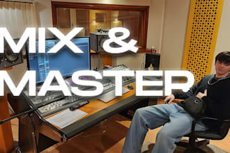 do mixing and mastering your rnb, pop, or acoustic song