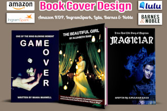 design book cover, ebook cover, amazon KDP cover