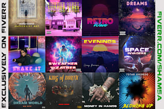 make stunning album cover art, single cover art