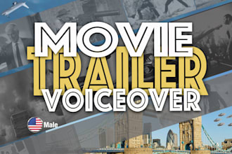 record dramatic satire movie trailer voice over
