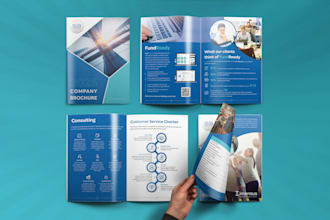 design professional business brochure