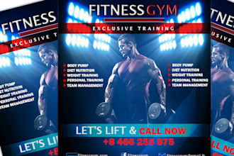 design amazing posters, flyers