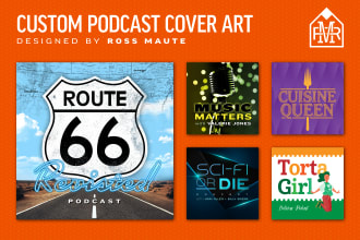 create a cool cover design for your podcast