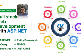 develop web application with dot net
