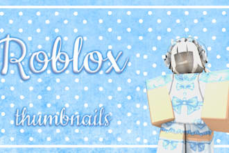 make you a detailed roblox thumbnail