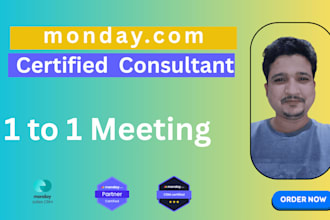 your monday consultant, setup monday CRM project management boards, automation