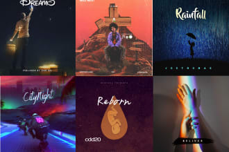 design stunning album cover or single cover
