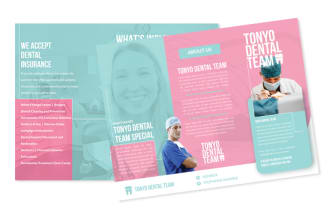 do awesome trifold design