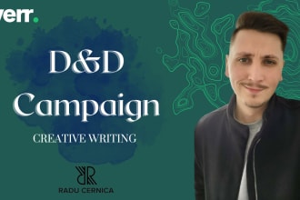 write your campaign in dungeons and dragons