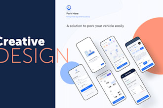 create a unique mobile app UI design in figma and illustrator