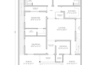 make 2d floor plan , elevations and section