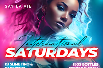 design a flyer for your bussiness or event