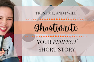 ghostwrite your story and give life to your idea