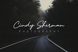 handwritten signature black and white logo