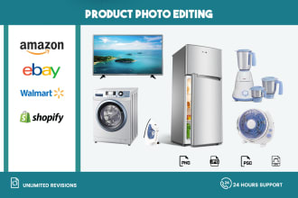 do amazon product photo editing, listing, and retouching