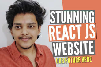 build mern stack website as a react js javascript developer