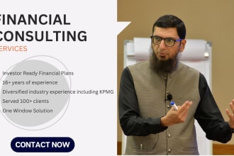 prepare a strategic business and financial plans