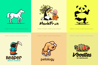 do a cute cartoon or minimalist pet logo design