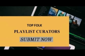 submit your single to top 200 folk playlist curators