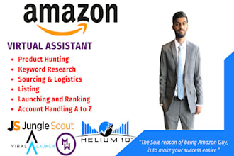 be your expert amazon virtual assistant VA, amazon fba VA