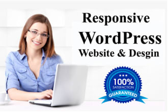 design wordpress website or blog and business site