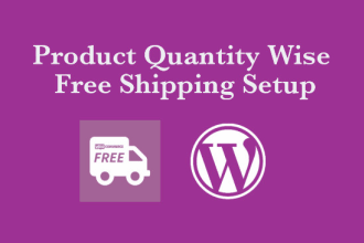 setup quantity wise woocommerce free shipping