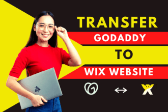 transfer your godaddy domain and godaddy website to wix website builder