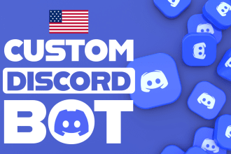 a develop a custom discord bot that does anything USA based