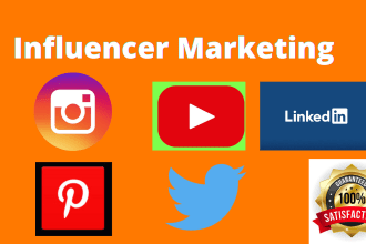 make a list of influencer for influencer marketing campaign