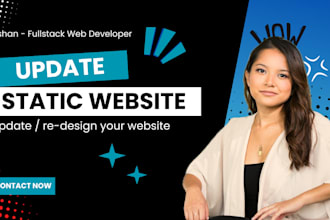 alter and update HTML or wordpress website