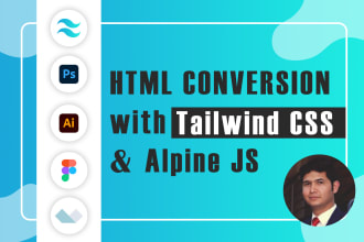 build fast modern websites with tailwind CSS and alpine js