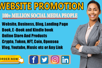 promote your website, business, crypto, book, blog or link to targeted people