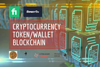 develop hyperledger and ethereum blockchain app for you