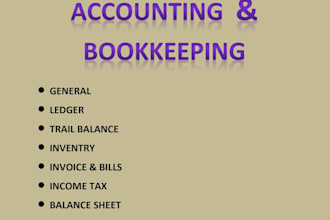 do accounting  finance and bookkeeping