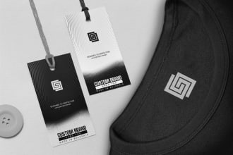 design a custom t shirt hang tag
