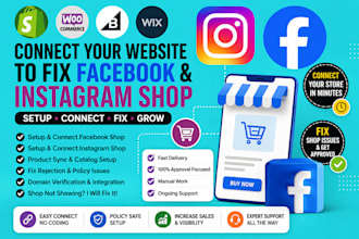 connect your e commerce store with facebook shop and instagram shop
