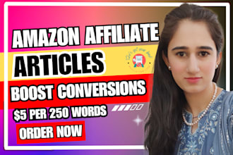 write SEO amazon affiliate articles