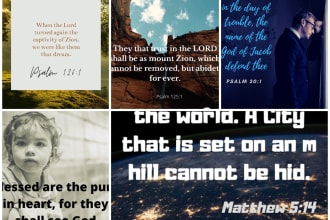 design custom bible verse and christian motivational quotes